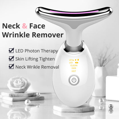 Portable LED Face & Neck Lifting Massager